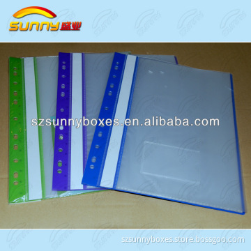 Clear plastic file folder dividers